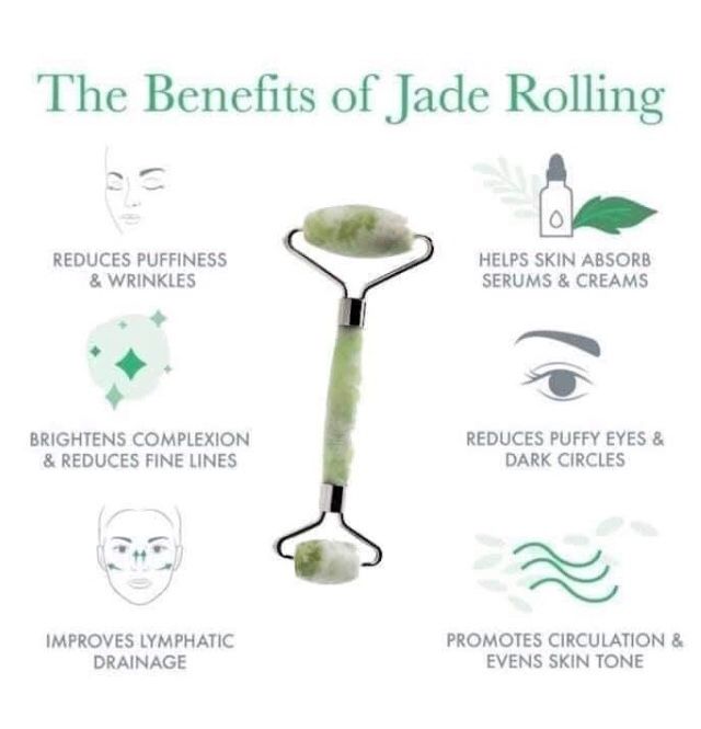 Stone Facial Roller Massager
